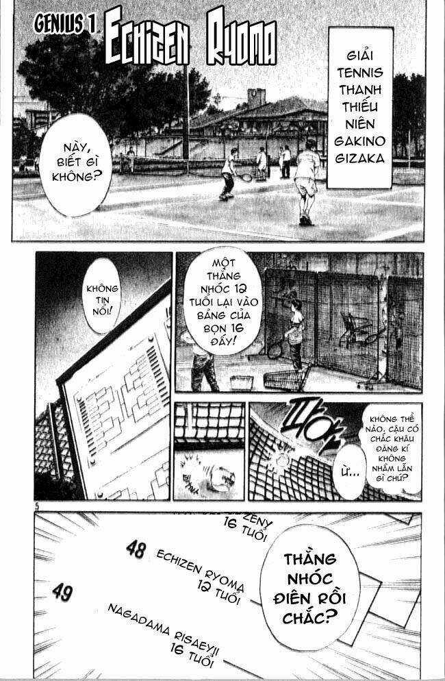 Hoàng Tử Tennis Chapter 1 trang 3