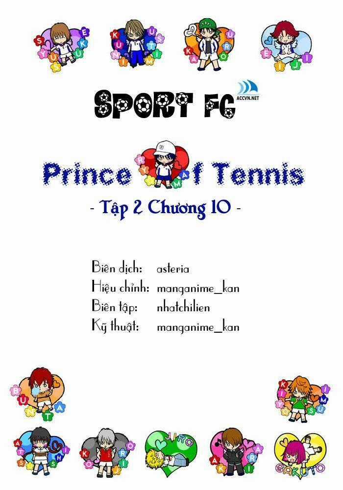 Hoàng Tử Tennis Chapter 10 trang 0