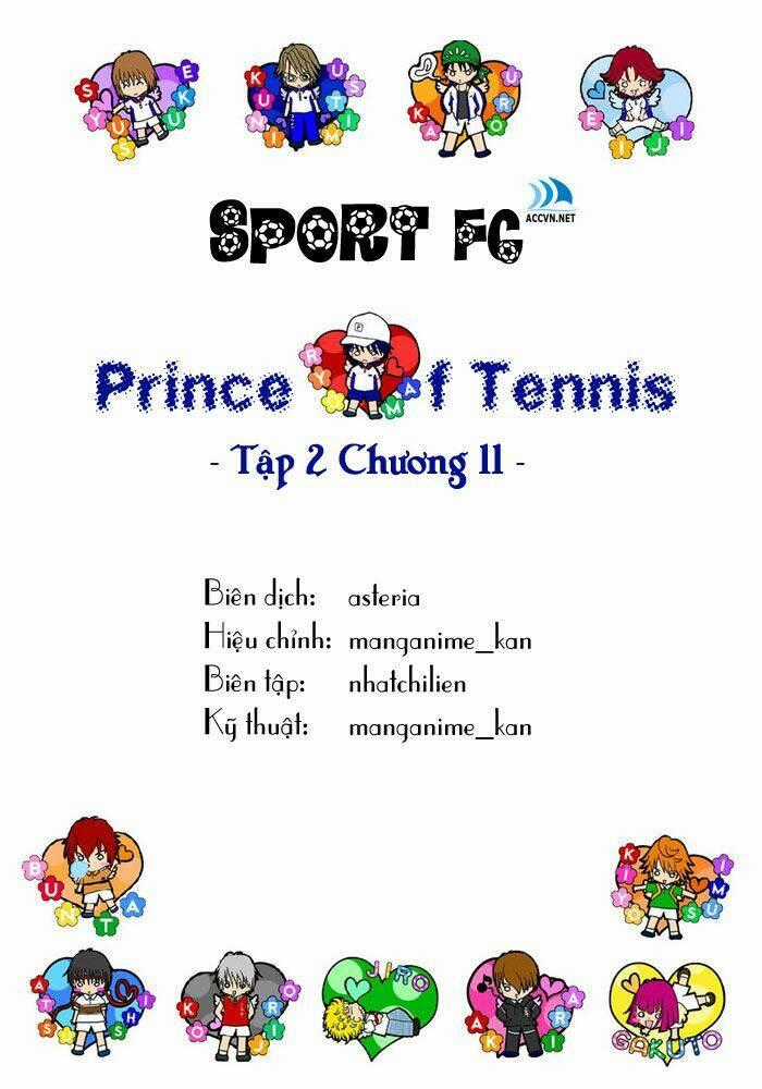 Hoàng Tử Tennis Chapter 11 trang 0