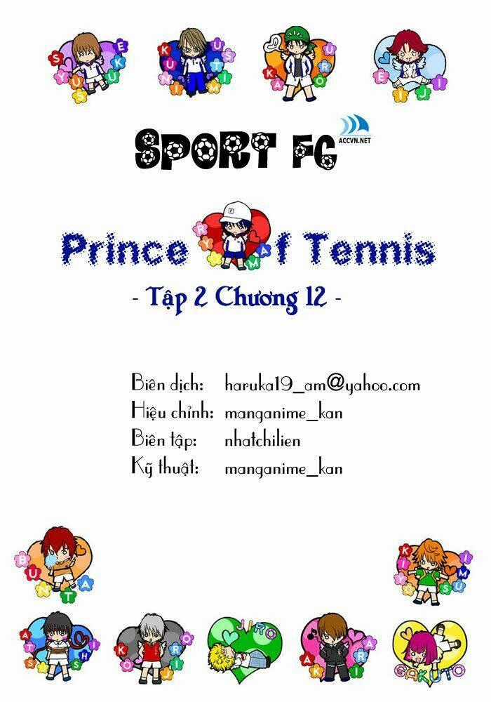 Hoàng Tử Tennis Chapter 12 trang 0