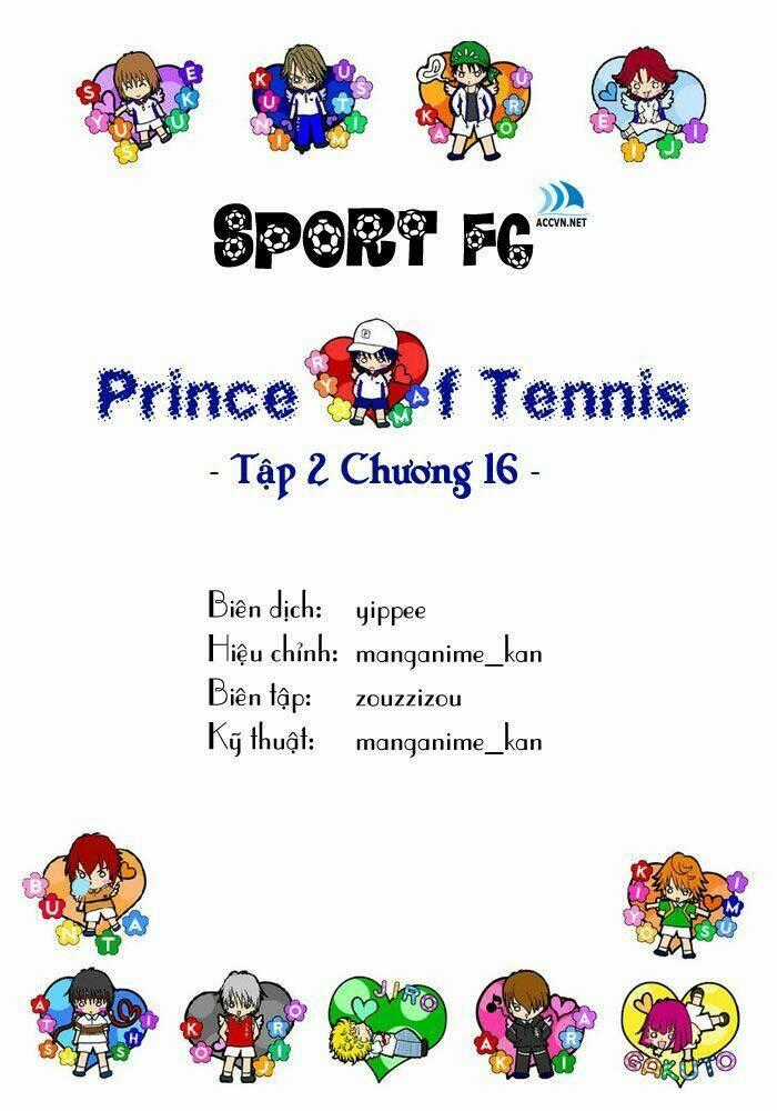 Hoàng Tử Tennis Chapter 16 trang 0