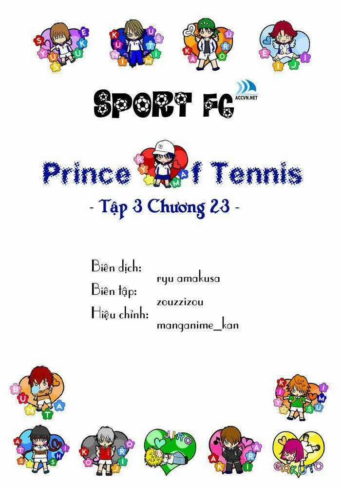 Hoàng Tử Tennis Chapter 23 trang 0