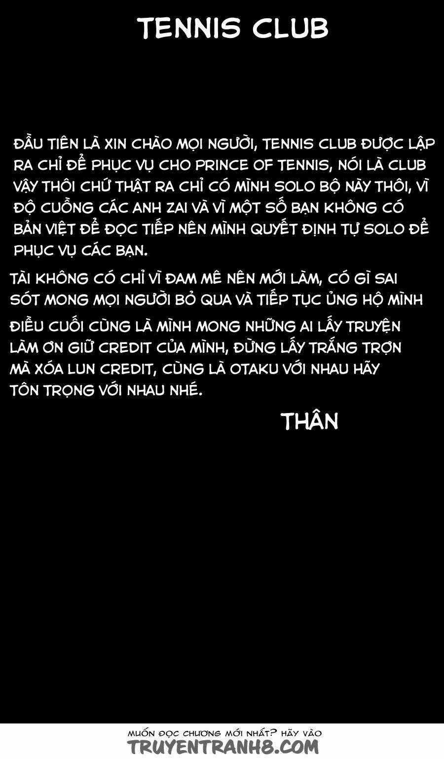 Hoàng Tử Tennis Chapter 276 trang 0