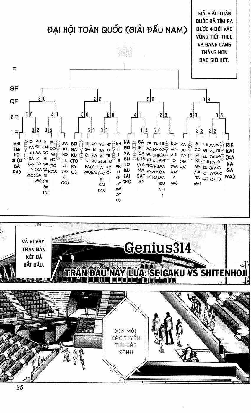 Hoàng Tử Tennis Chapter 314 trang 1