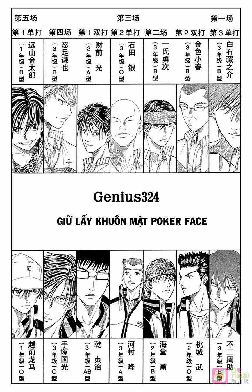 Hoàng Tử Tennis Chapter 324 trang 1