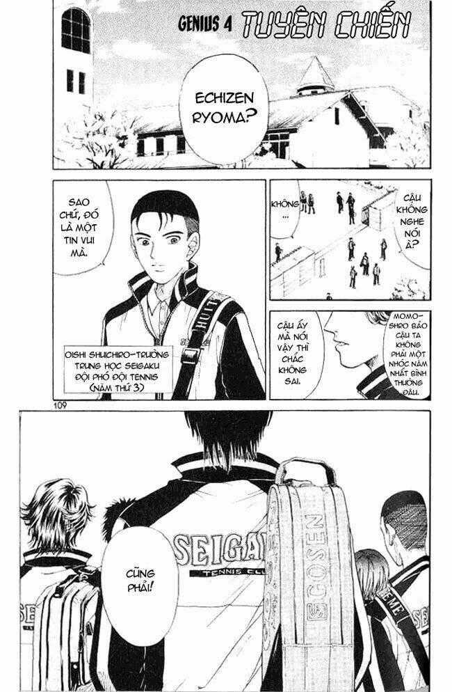 Hoàng Tử Tennis Chapter 4 trang 1