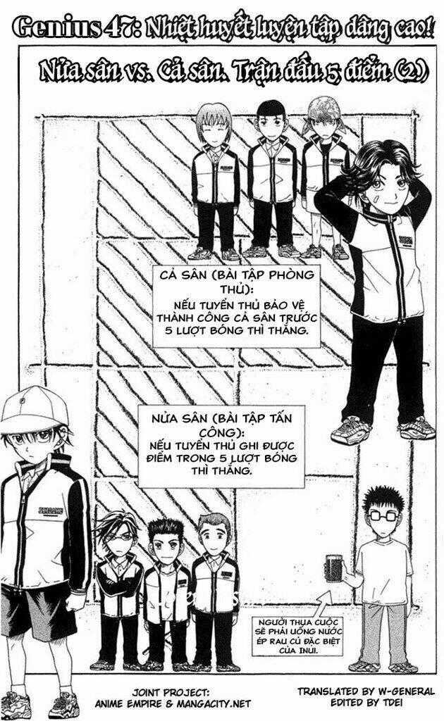 Hoàng Tử Tennis Chapter 47 trang 1