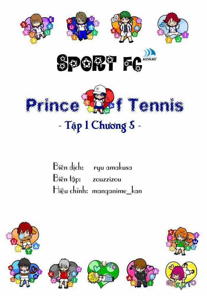 Hoàng Tử Tennis Chapter 5 trang 0