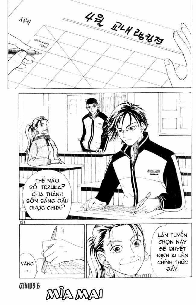 Hoàng Tử Tennis Chapter 6 trang 1