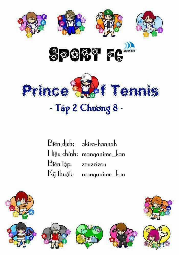 Hoàng Tử Tennis Chapter 8 trang 0