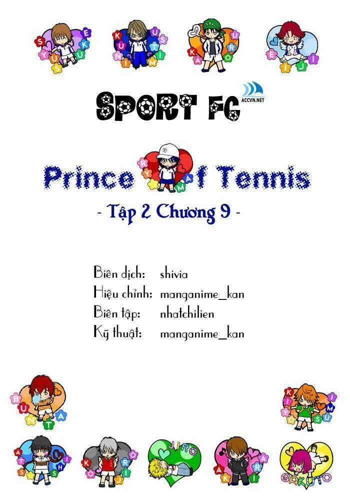 Hoàng Tử Tennis Chapter 9 trang 0