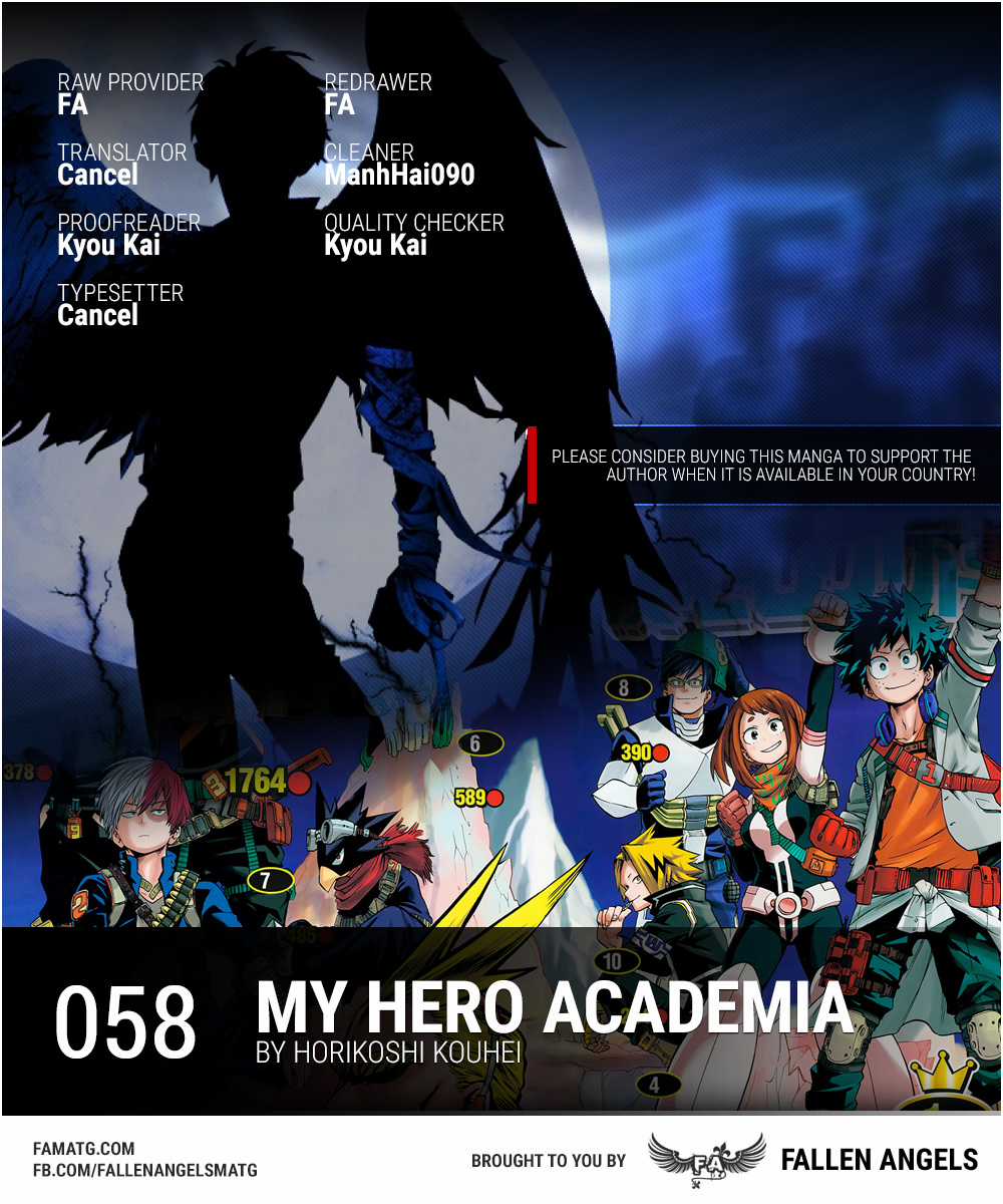 Học Viện Anh Hùng Chapter 58 trang 0