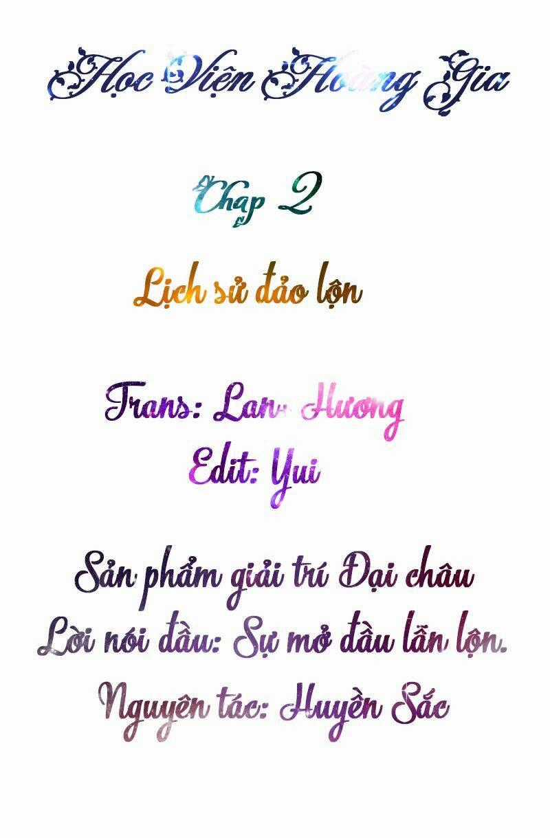 Học Viện Hoàng Gia Chapter 2 trang 1