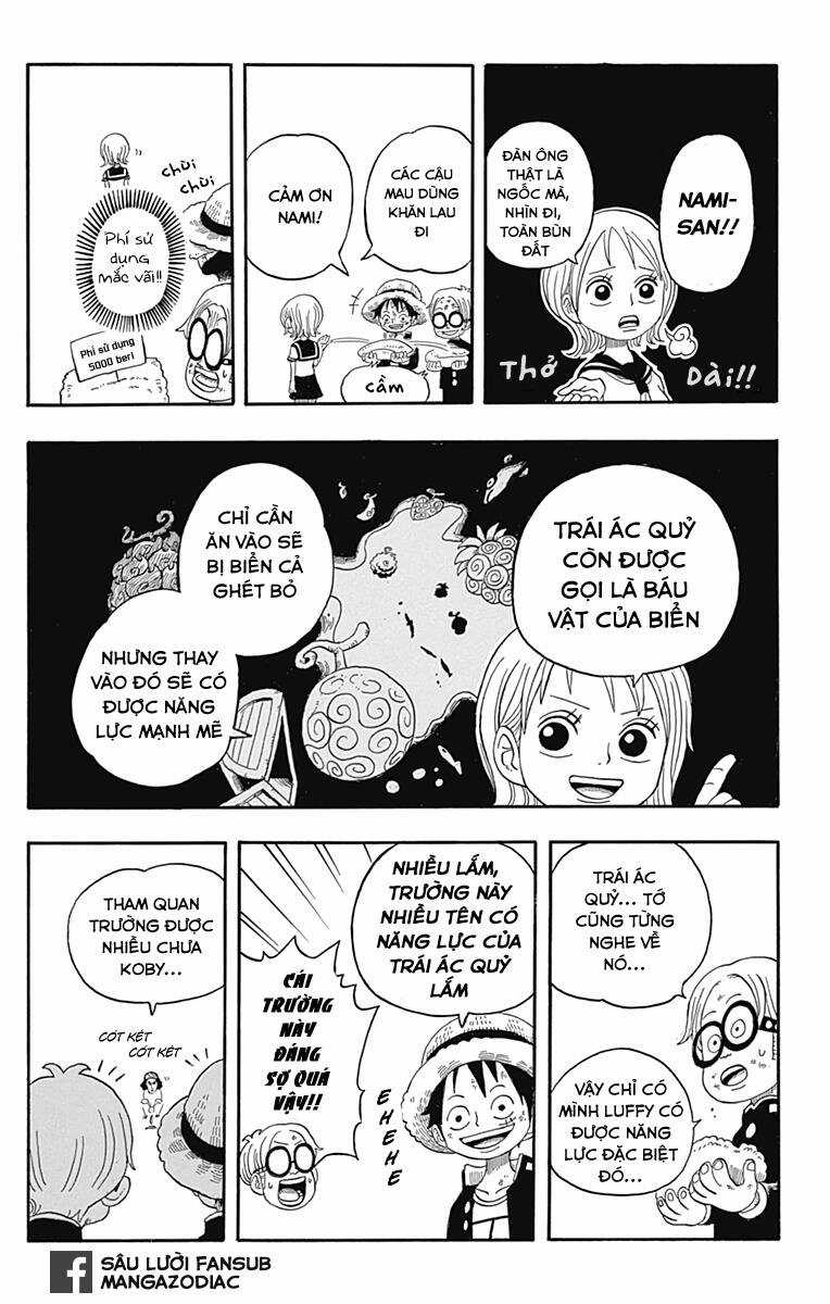 Học Viện One Piece Chapter 1.7 trang 11
