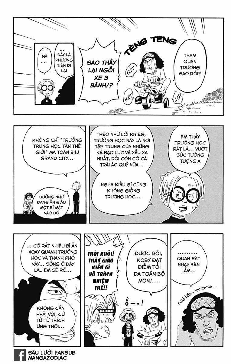 Học Viện One Piece Chapter 1.7 trang 12