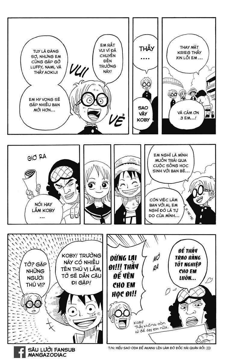 Học Viện One Piece Chapter 1.7 trang 13