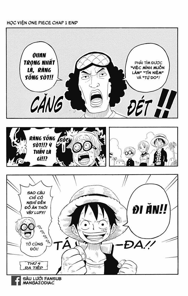 Học Viện One Piece Chapter 1.7 trang 15