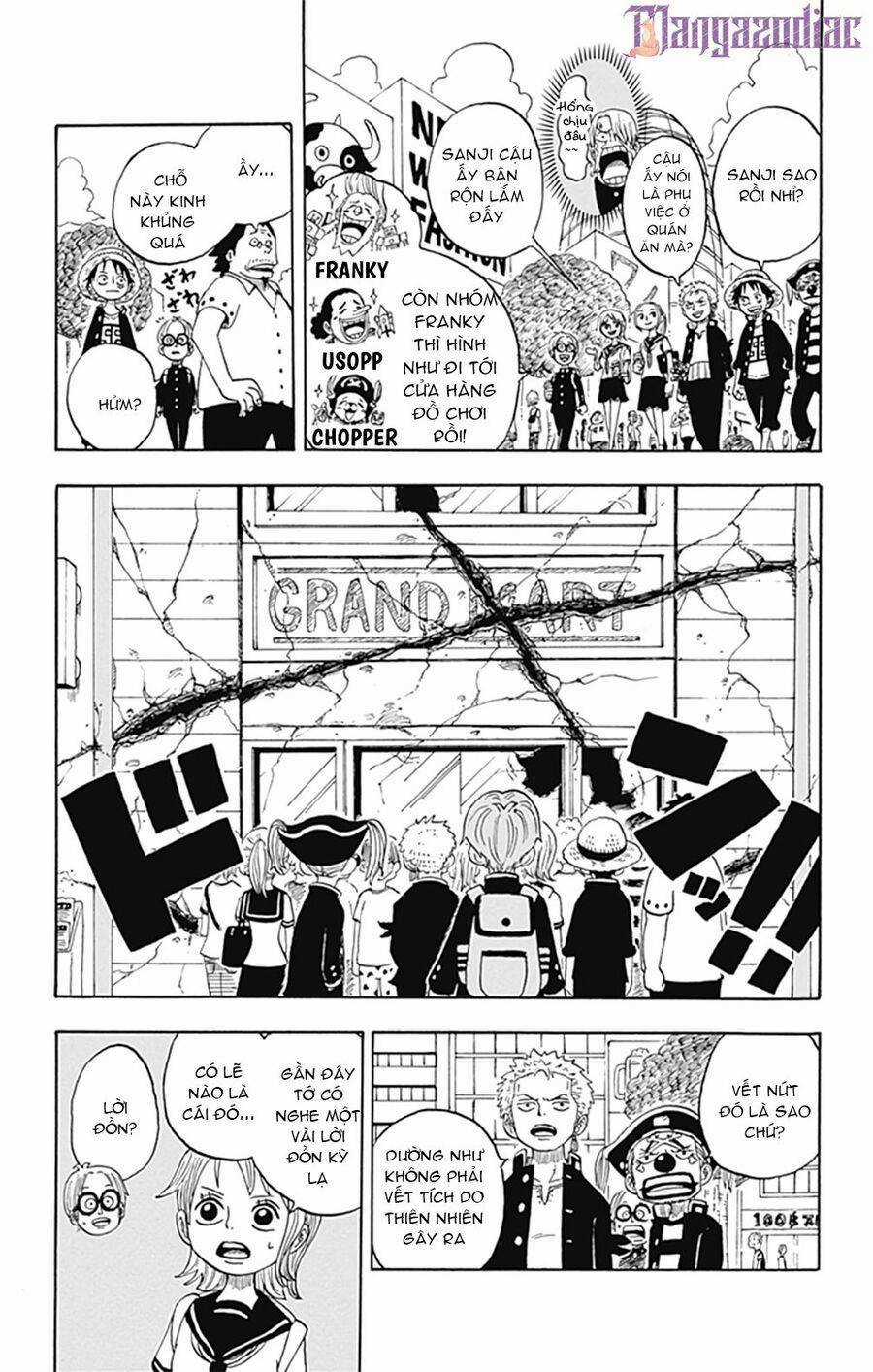 Học Viện One Piece Chapter 12.3 trang 8