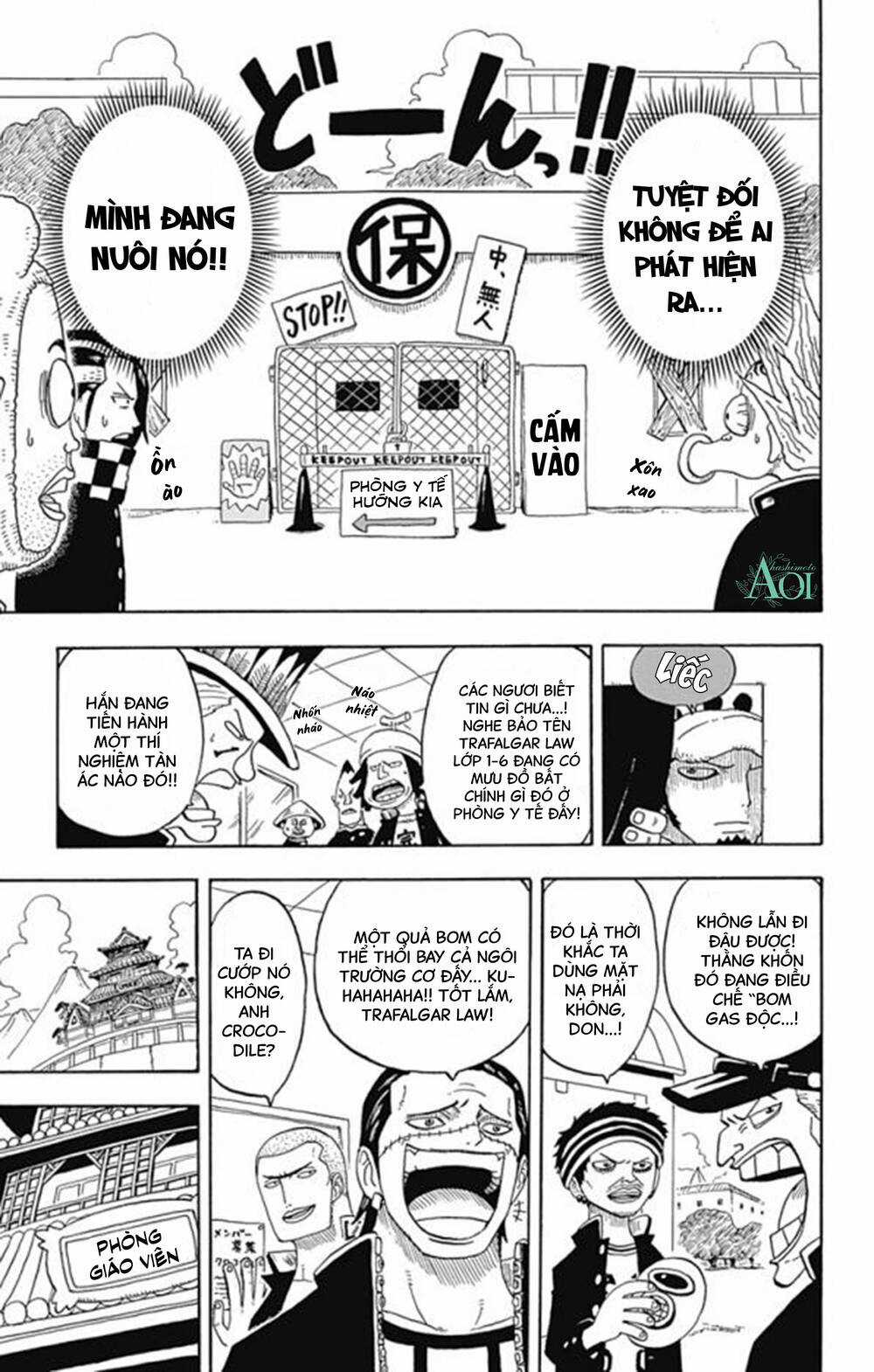 Học Viện One Piece Chapter 13.5 trang 11