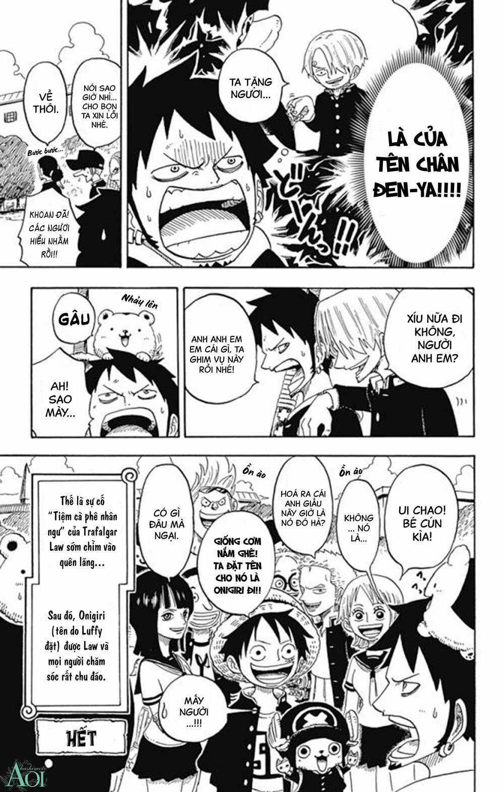Học Viện One Piece Chapter 13.5 trang 18