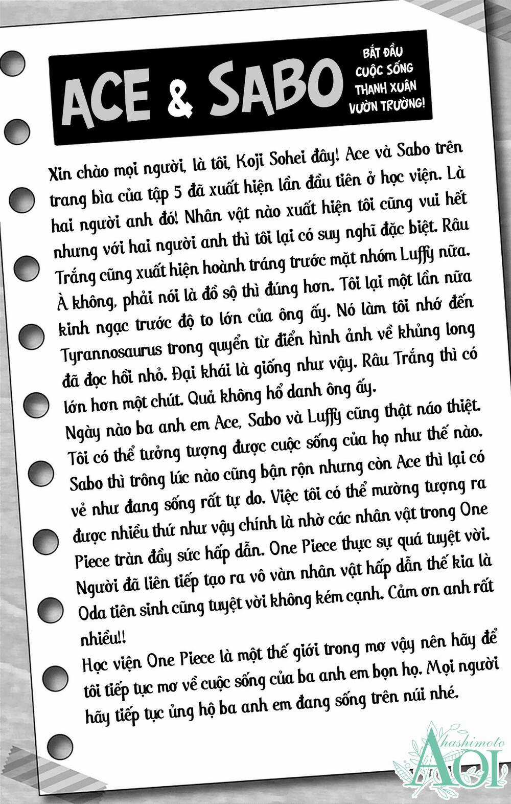 Học Viện One Piece Chapter 20 trang 36