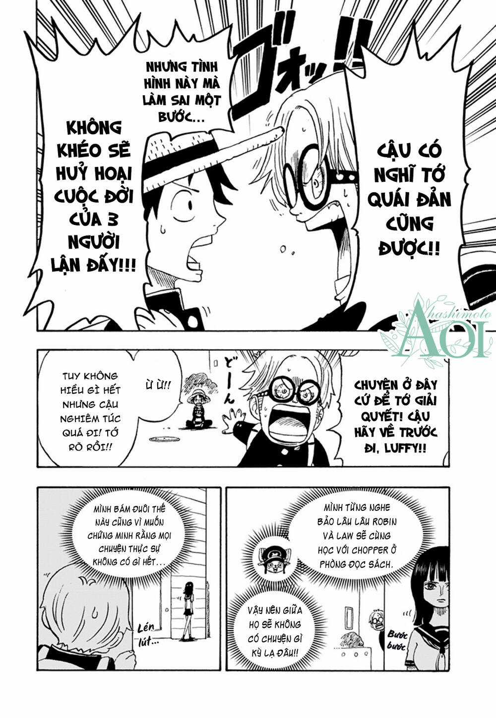 Học Viện One Piece Chapter 21 trang 12