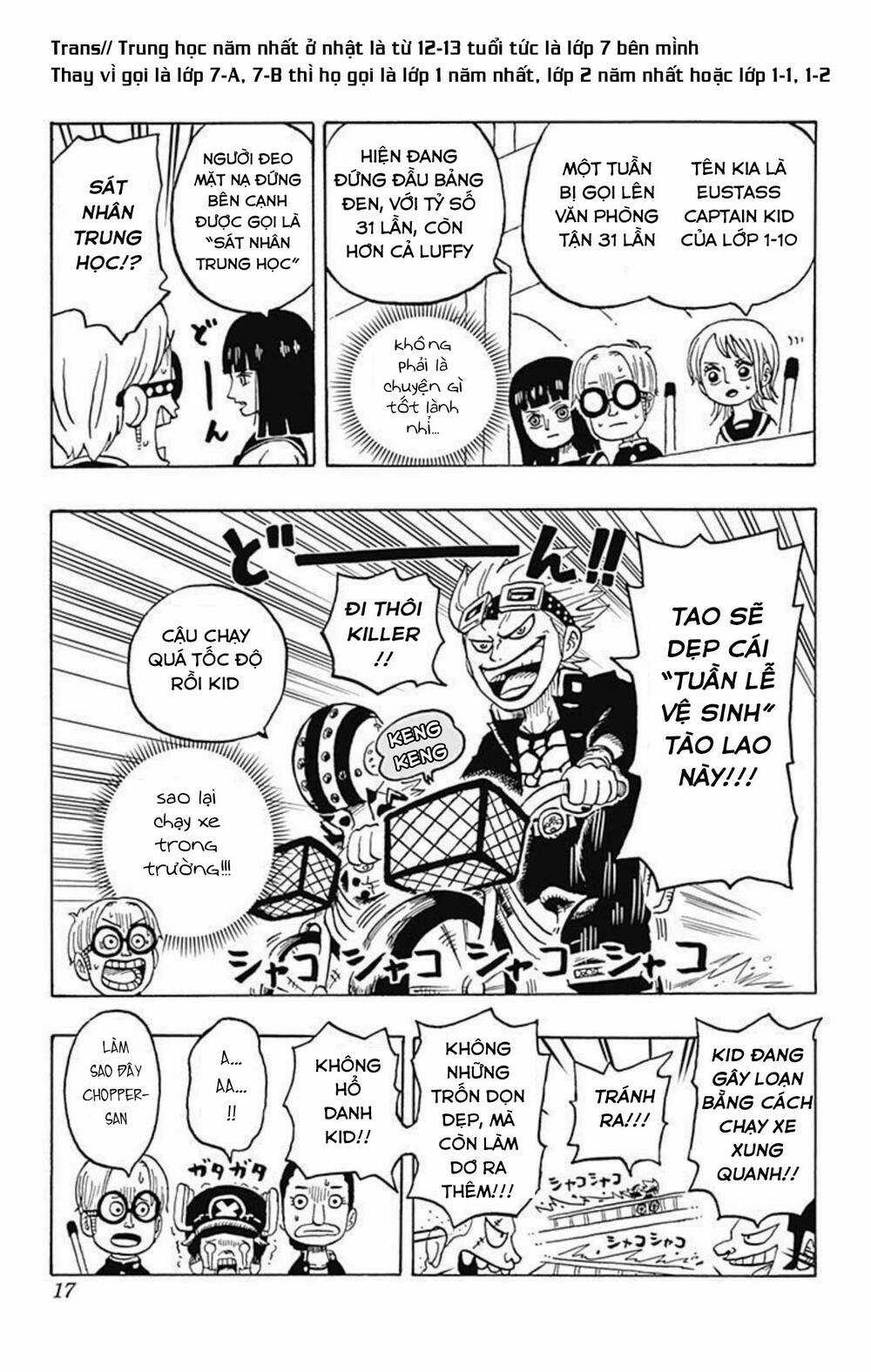 Học Viện One Piece Chapter 5 trang 12