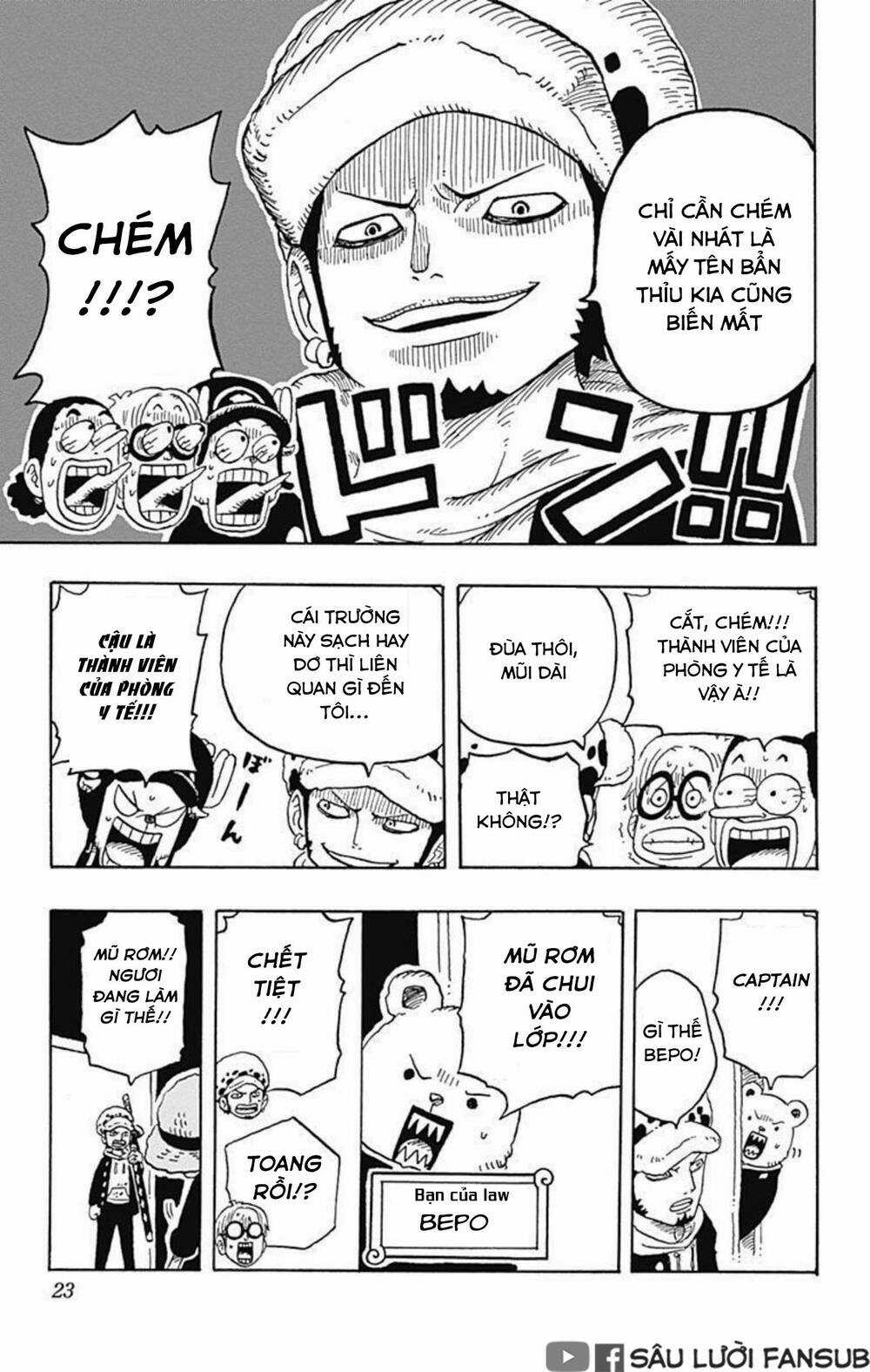 Học Viện One Piece Chapter 5 trang 18