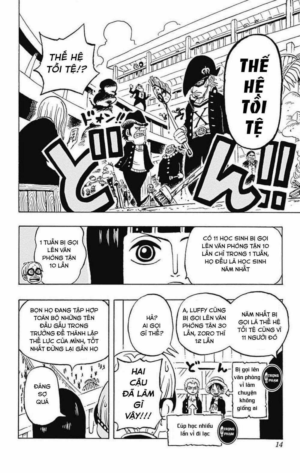 Học Viện One Piece Chapter 5 trang 9