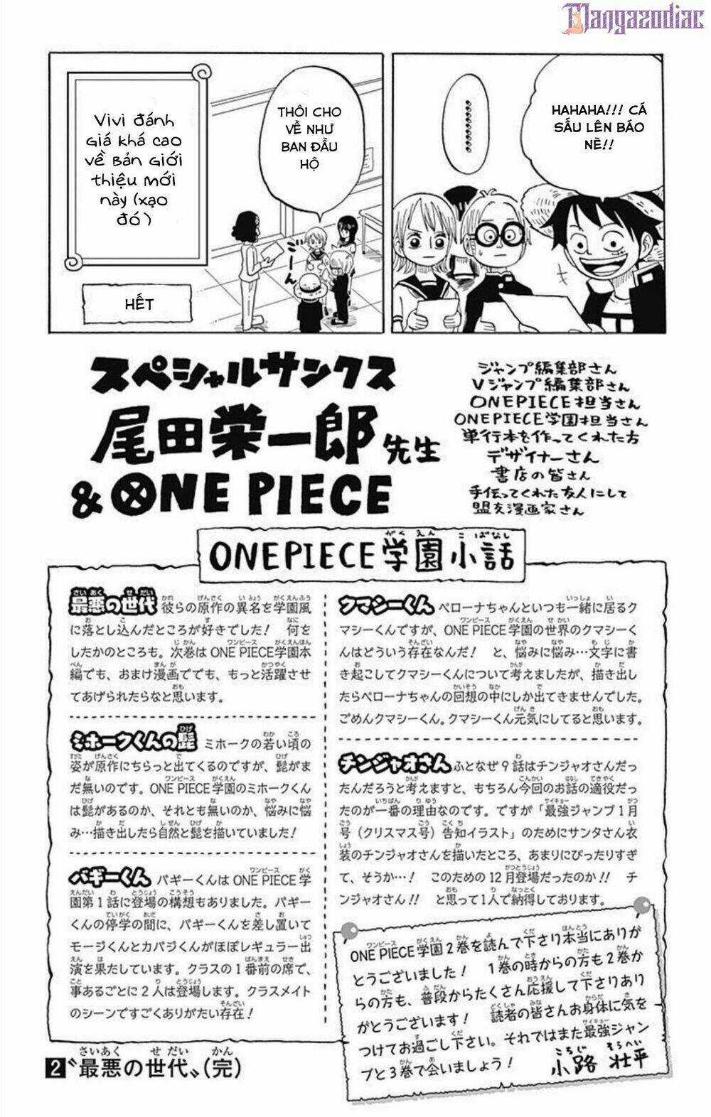 Học Viện One Piece Chapter 9 trang 38