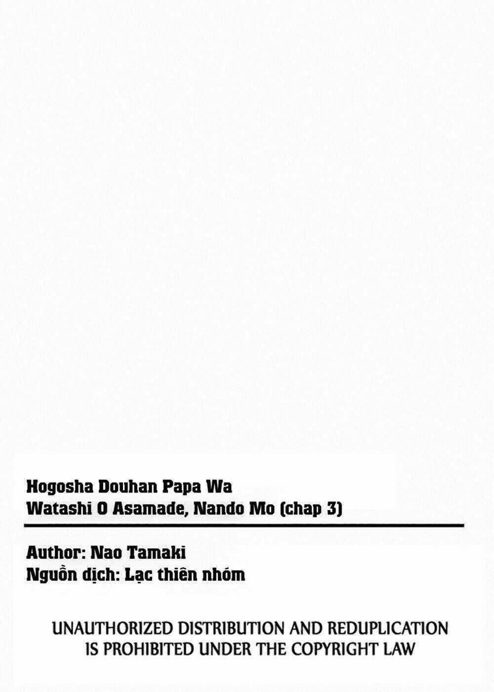 Hogosha Douhan Papa Wa Watashi O Asamade, Nando Mo Chapter 3 trang 26