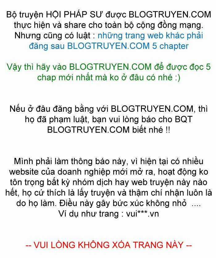Hội Pháp Sư Chapter 7.2 trang 0