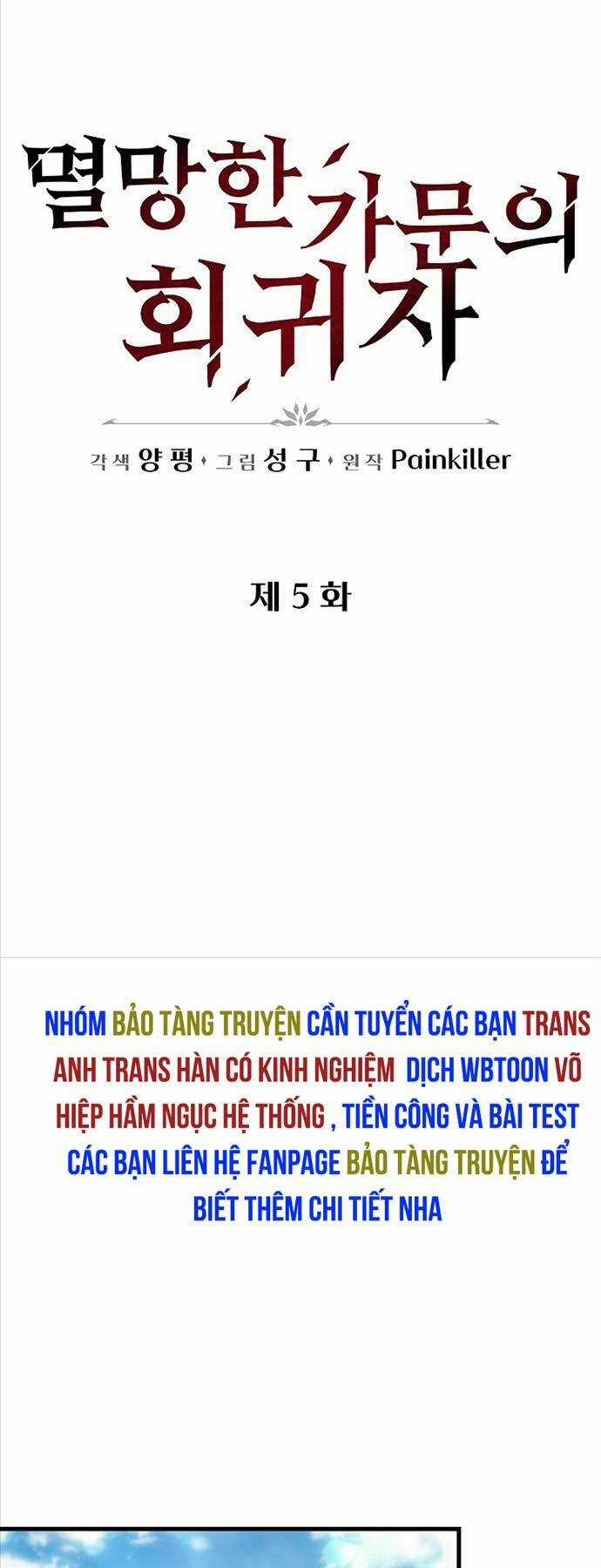 Hồi Quy Giả Của Gia Tộc Suy Vong Chapter 5 trang 34