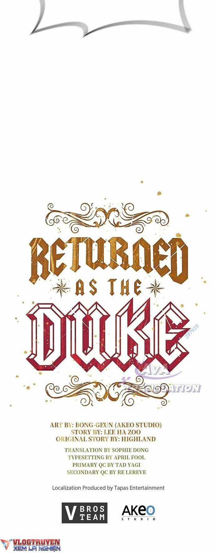 Hồi Quy Thành Công Tước Chapter 61 trang 65