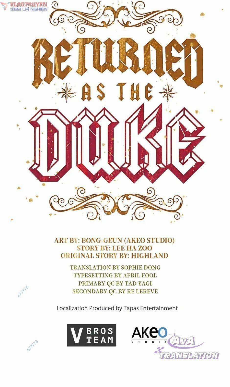 Hồi Quy Thành Công Tước Chapter 69 trang 90