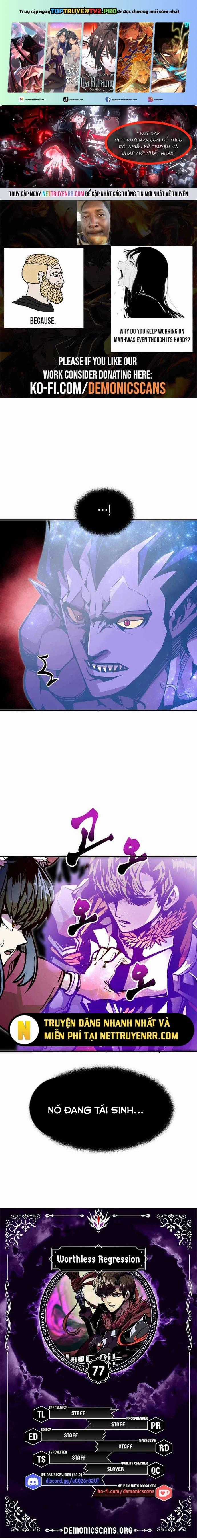 Hồi Quy Trở Lại Thành Kẻ Vô Dụng Chapter 77 trang 0