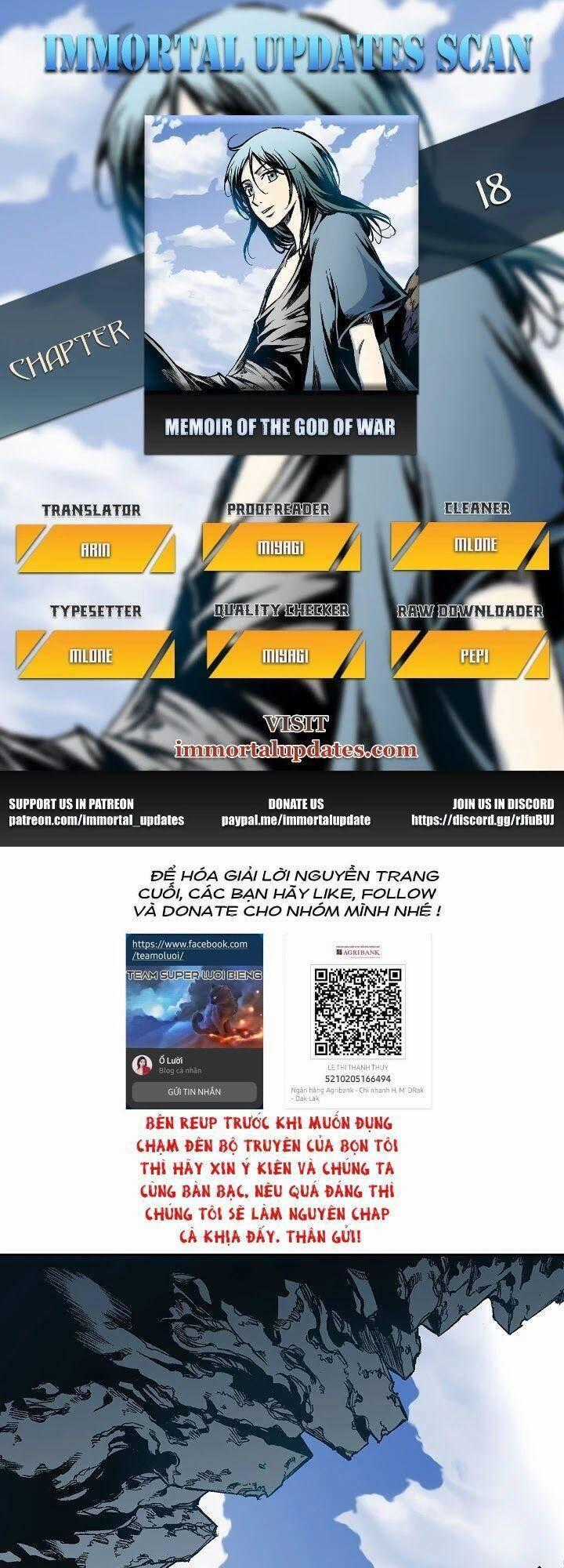 Hồi Ức Của Chiến Thần Chương 18 trang 0