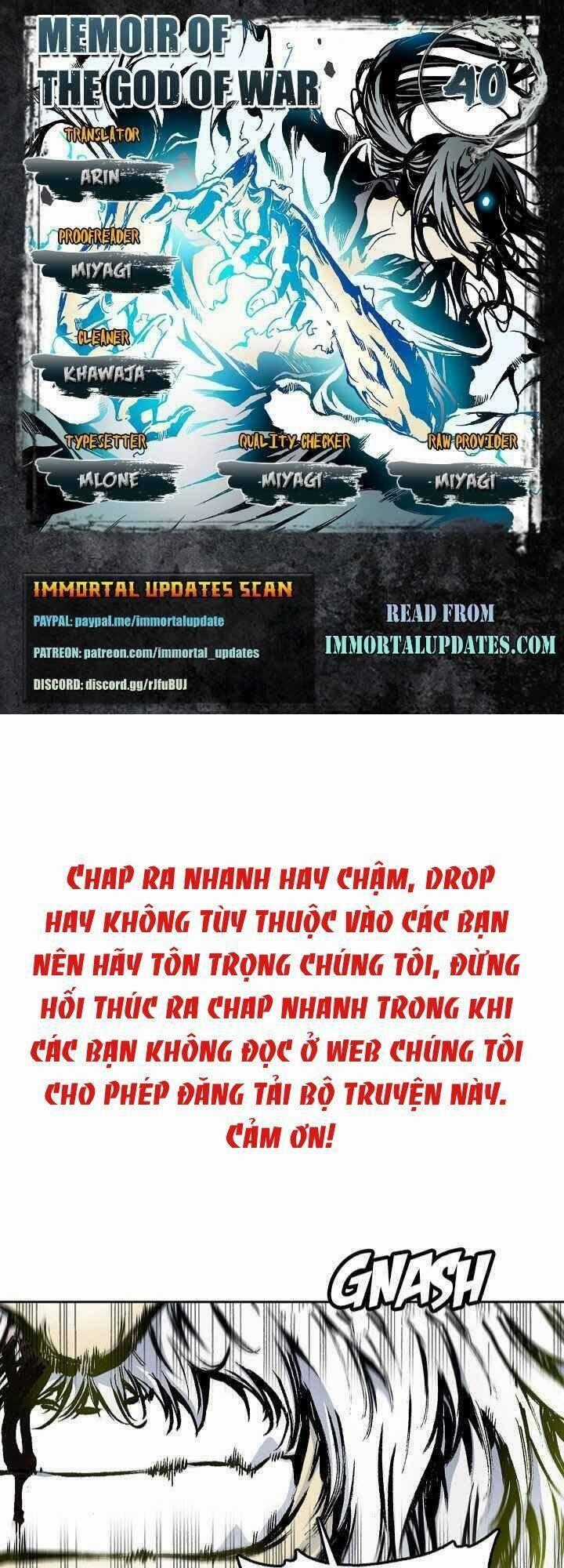 Hồi Ức Của Chiến Thần Chương 40 trang 0