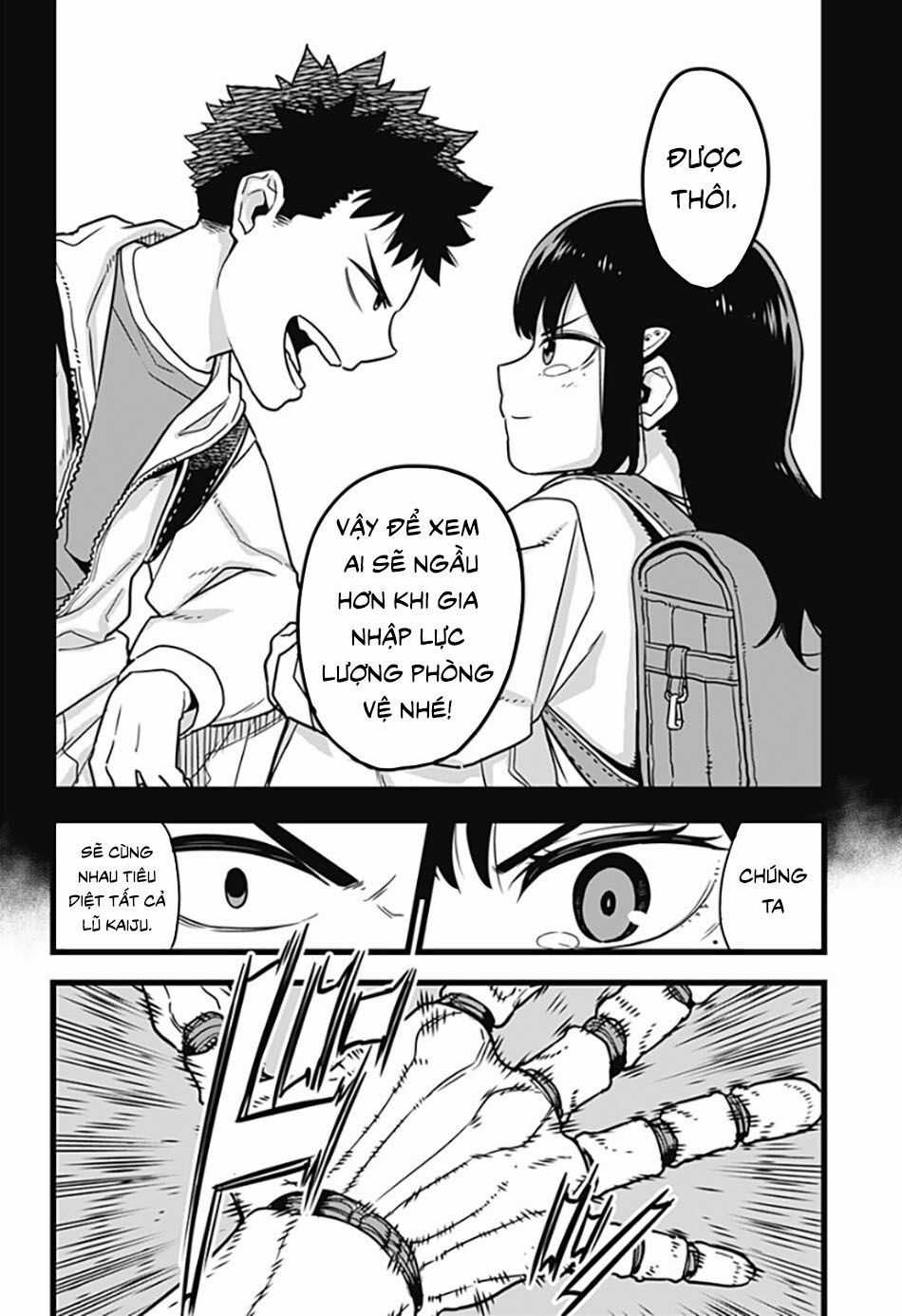 Hôm Nay - Tôi Hóa Kaiju Chapter 1.2 trang 8