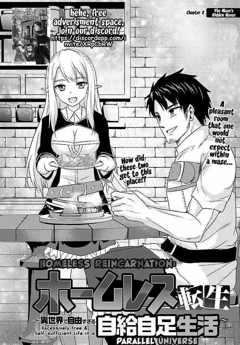 Homeless Tensei: Isekai De Jiyuu Sugiru Majutsu Jisoku Seikatsu Chapter 2 trang 2