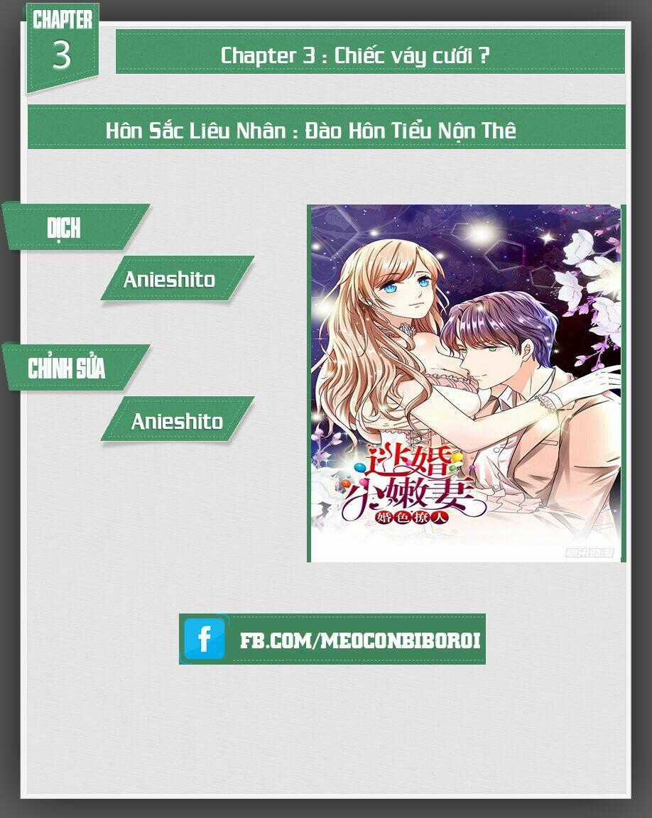 Hôn Sắc Liêu Nhân: Đào Hôn Tiểu Nộn Thê Chapter 3 trang 0
