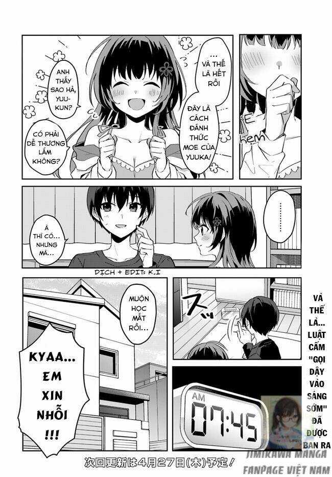 Hôn Thê Nhạt Nhẽo Của Tôi Chỉ Đáng Yêu Khi Ở Nhà Chapter 11.5 trang 8
