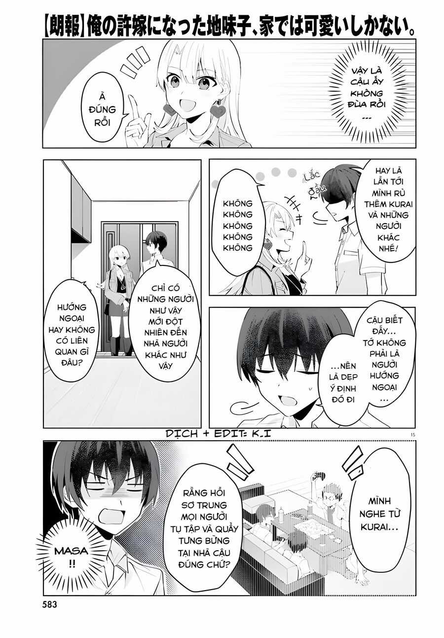 Hôn Thê Nhạt Nhẽo Của Tôi Chỉ Đáng Yêu Khi Ở Nhà Chapter 15 trang 17