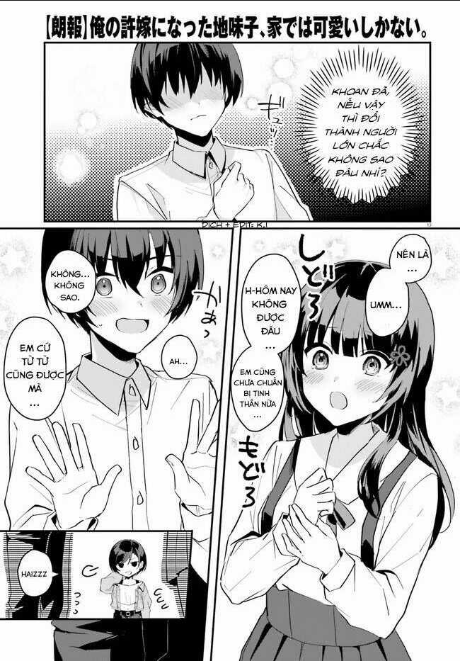 Hôn Thê Nhạt Nhẽo Của Tôi Chỉ Đáng Yêu Khi Ở Nhà Chapter 7 trang 13