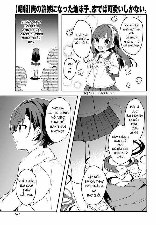 Hôn Thê Nhạt Nhẽo Của Tôi Chỉ Đáng Yêu Khi Ở Nhà Chapter 8 trang 17