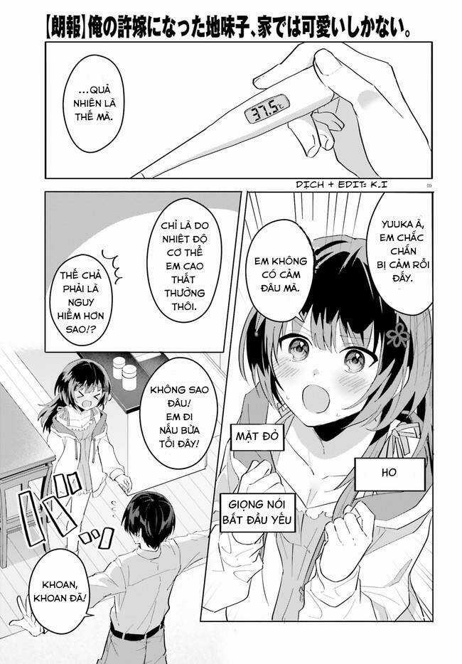 Hôn Thê Nhạt Nhẽo Của Tôi Chỉ Đáng Yêu Khi Ở Nhà Chapter 9 trang 9