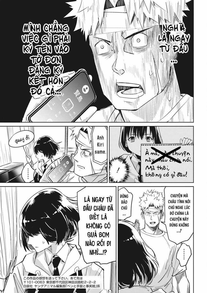 Hôn Thú Giữa Bút Và Còng Tay Chapter 3 trang 22