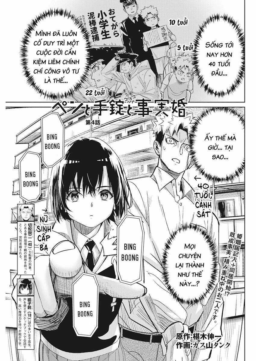 Hôn Thú Giữa Bút Và Còng Tay Chapter 4 trang 2