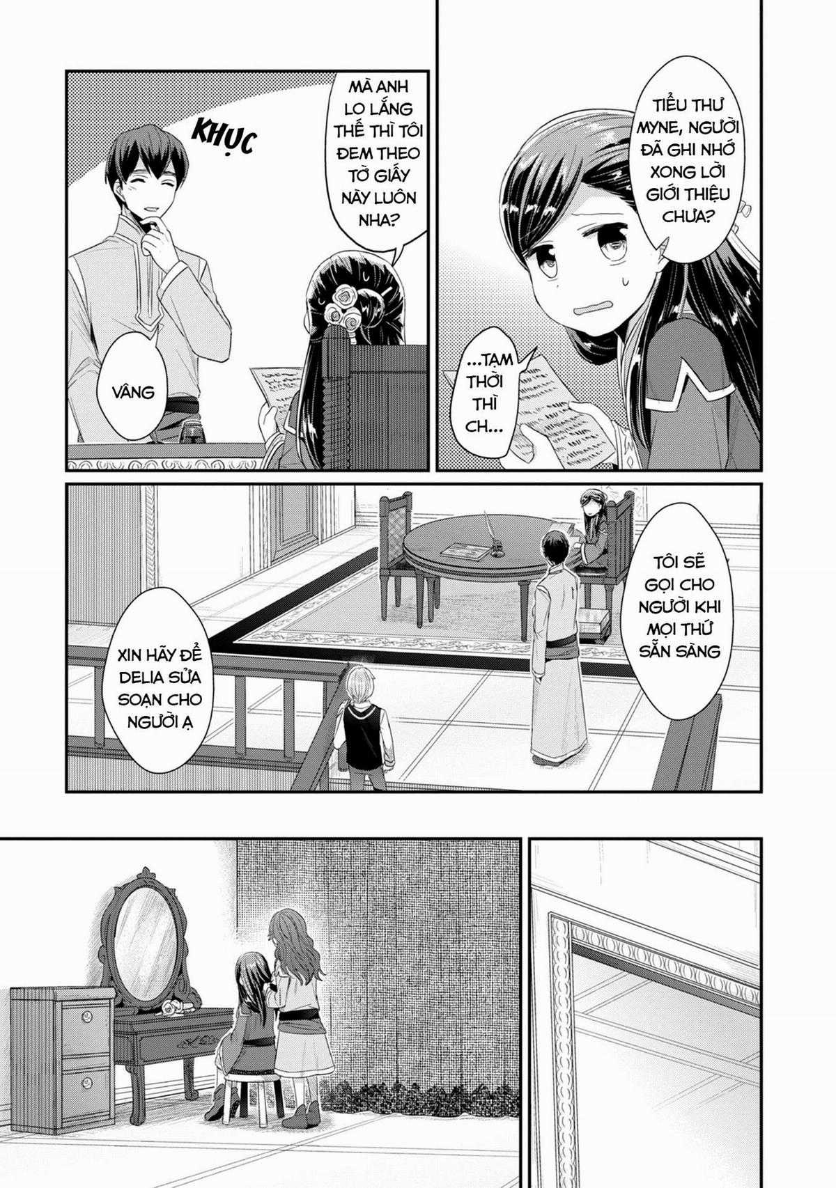 Honzuki No Gekokujou Dai 2-Bu: Hon No Tamenara Miko Ni Naru! Chapter 10 trang 21