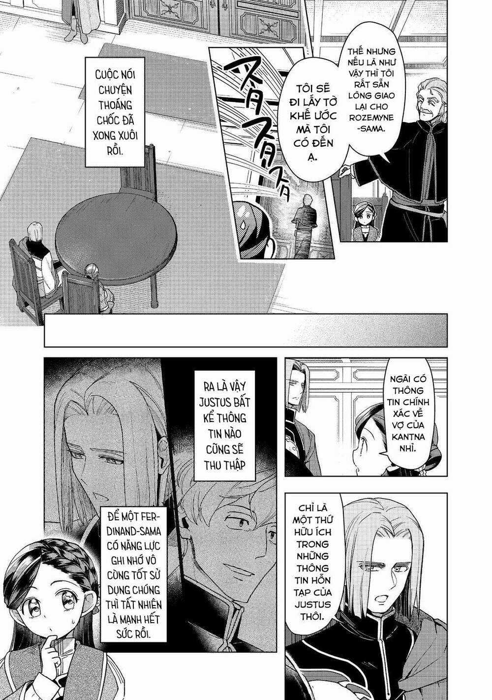 Honzuki no Gekokujou: Dai 3-bu Ryouchi ni hon o hirogeyou! Chapter 36 trang 8